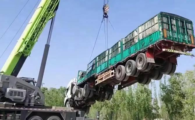 蒲县道路脱困救援案例